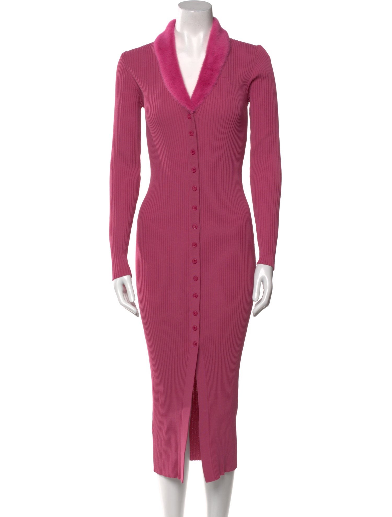 Staud Mock Neck Long Dress