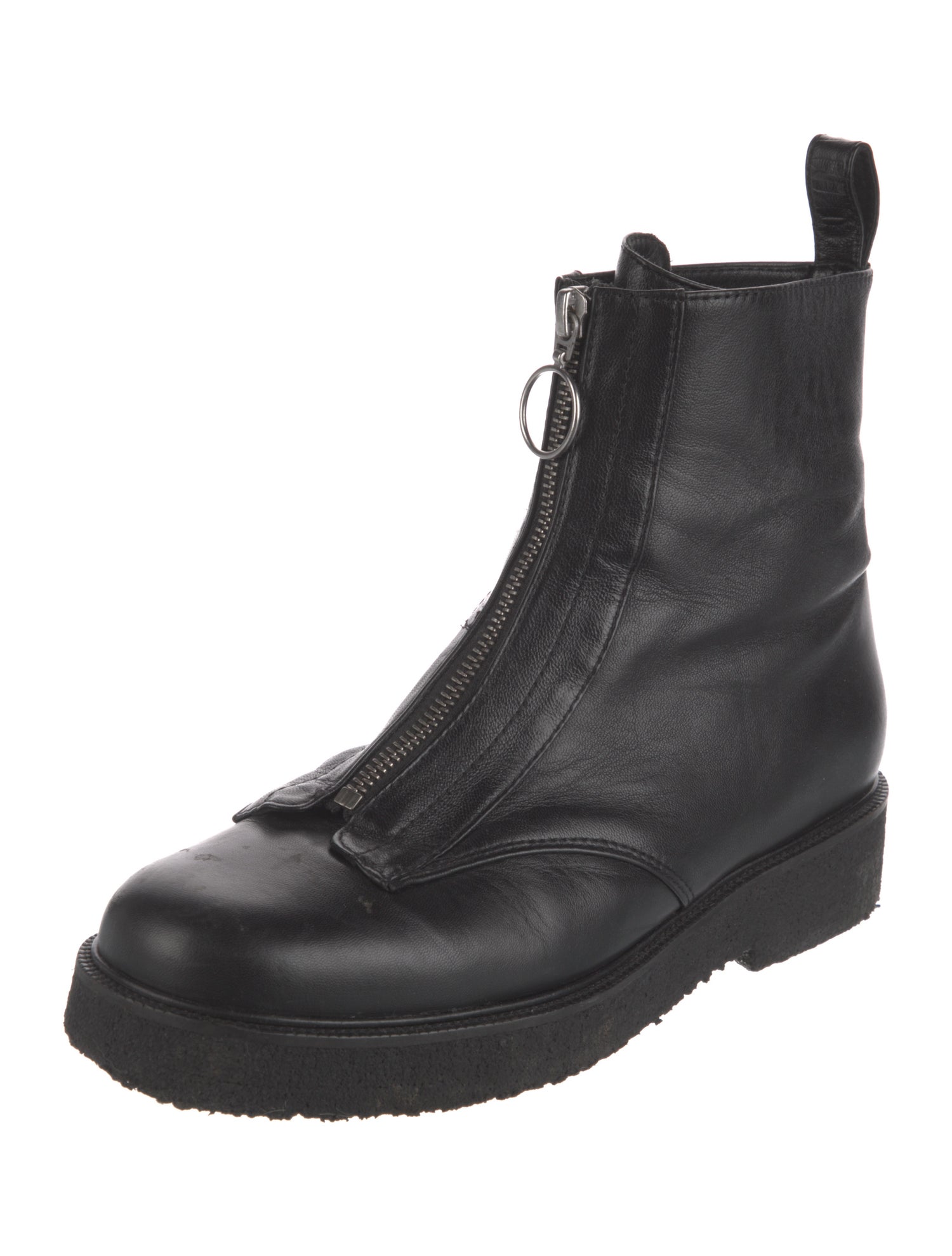 Staud Leather Combat Boots