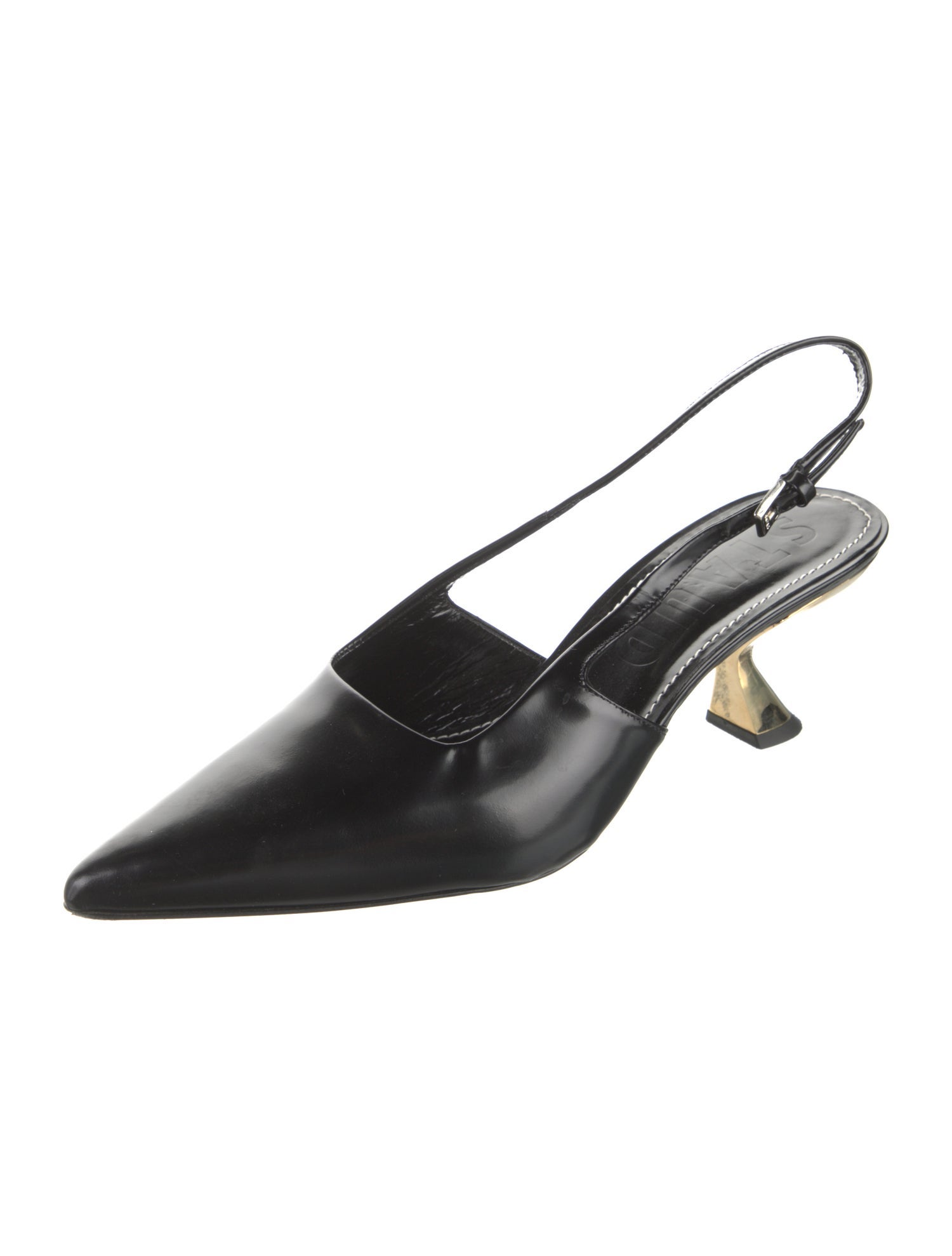 Staud Leather Slingback Pumps