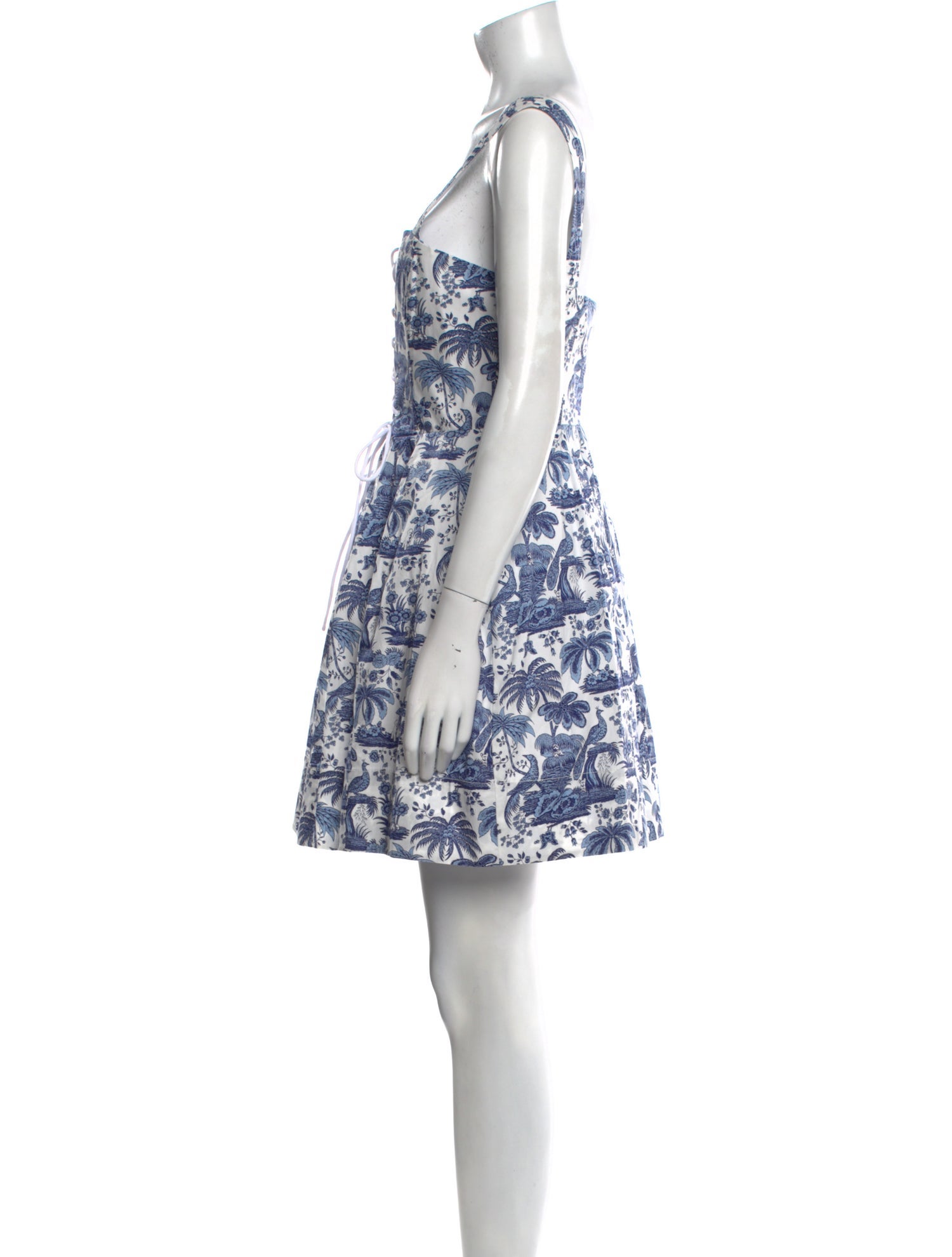 Staud Printed Mini Dress