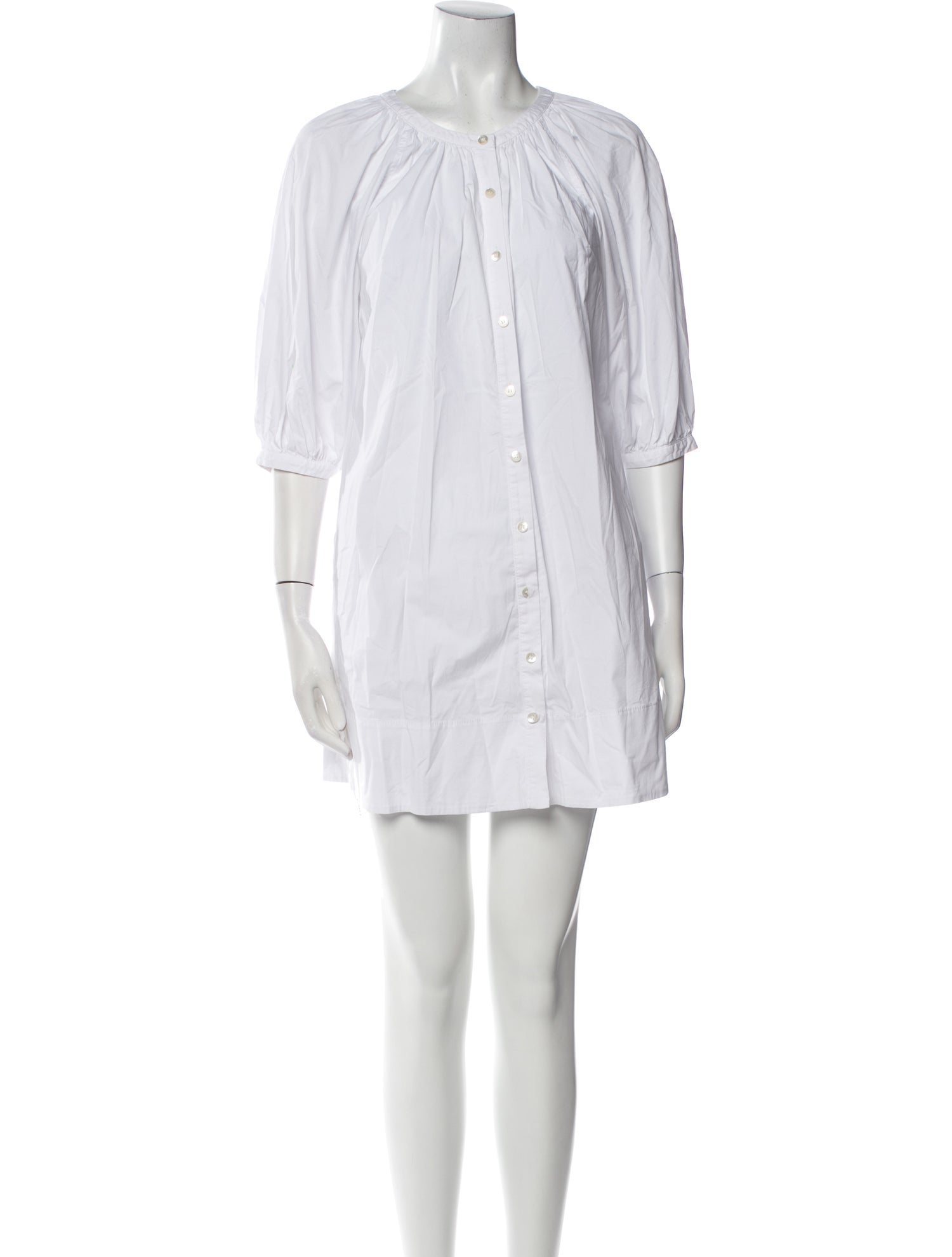 Staud Scoop Neck Mini Dress