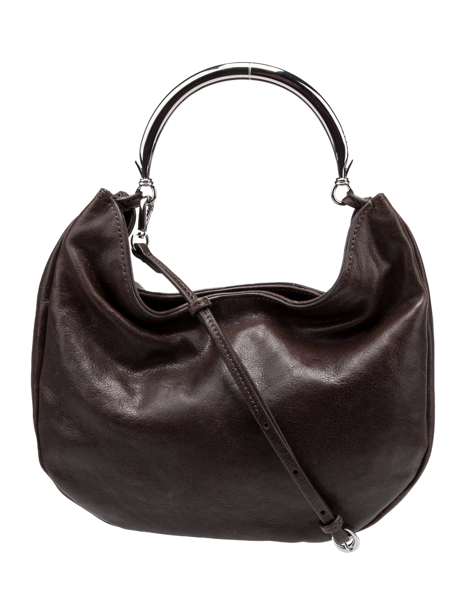 Staud Leather Top Handle Bag