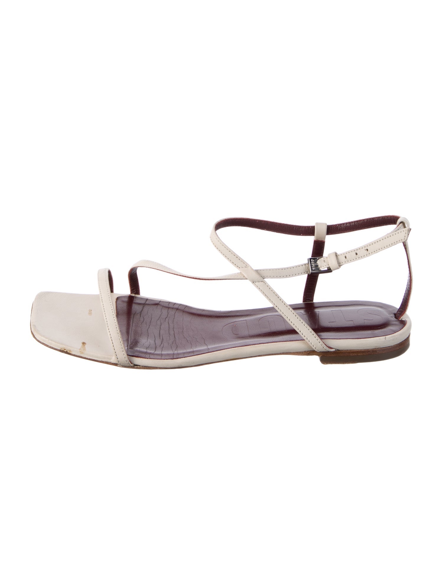 Staud Leather Slingback Sandals