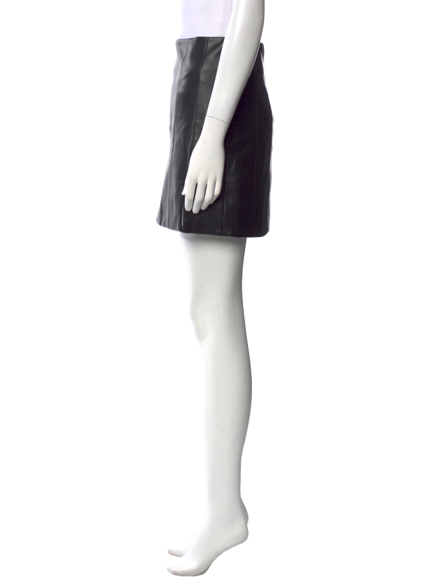 Staud Pleated Accents Mini Skirt