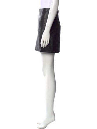 Staud Pleated Accents Mini Skirt