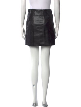 Staud Pleated Accents Mini Skirt