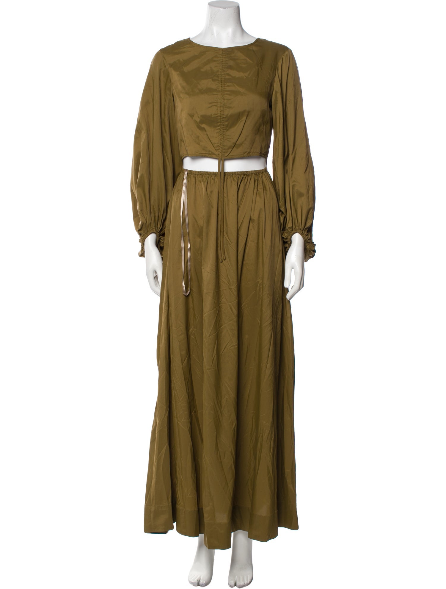 Staud Crew Neck Long Dress