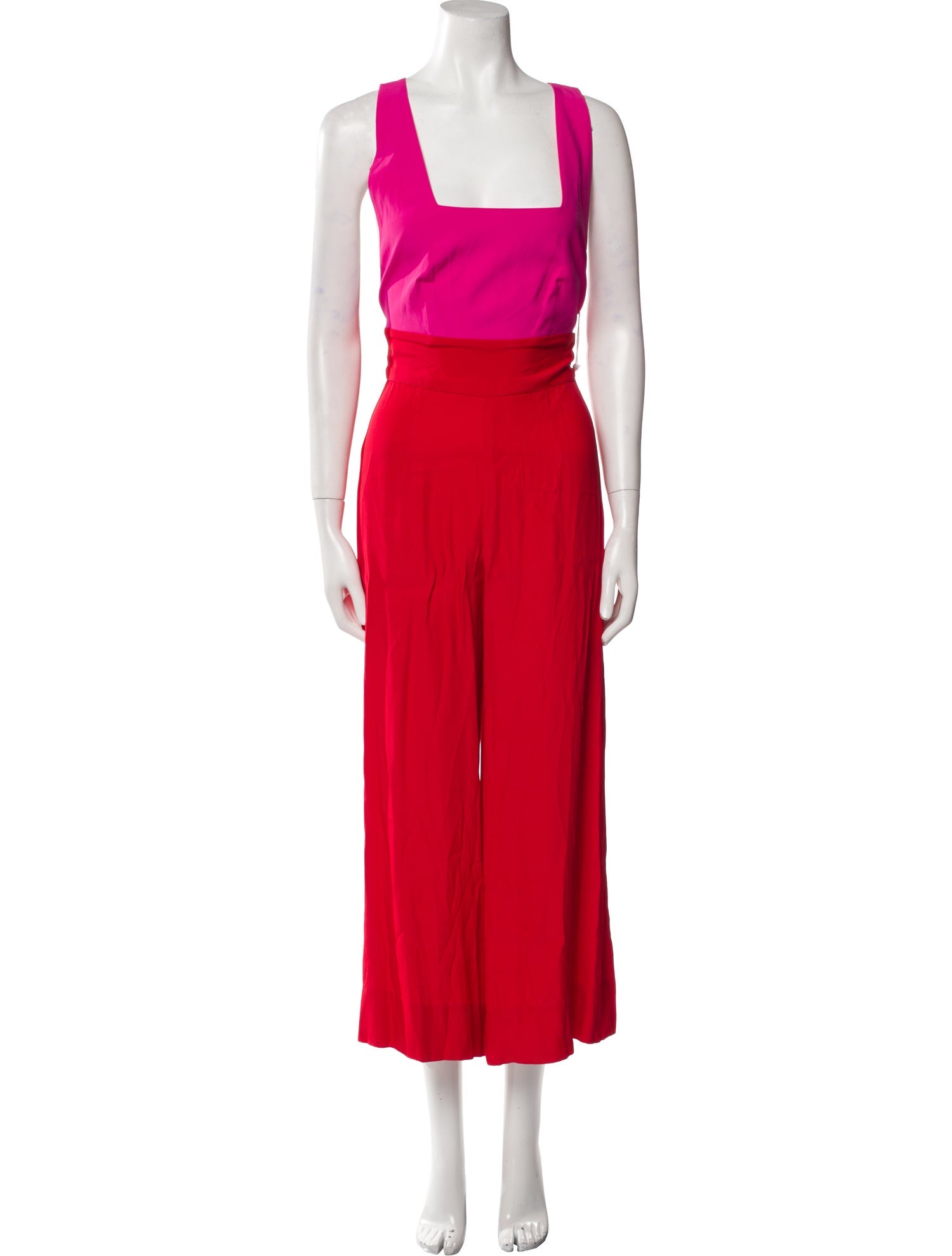 Staud Square Neckline Jumpsuit