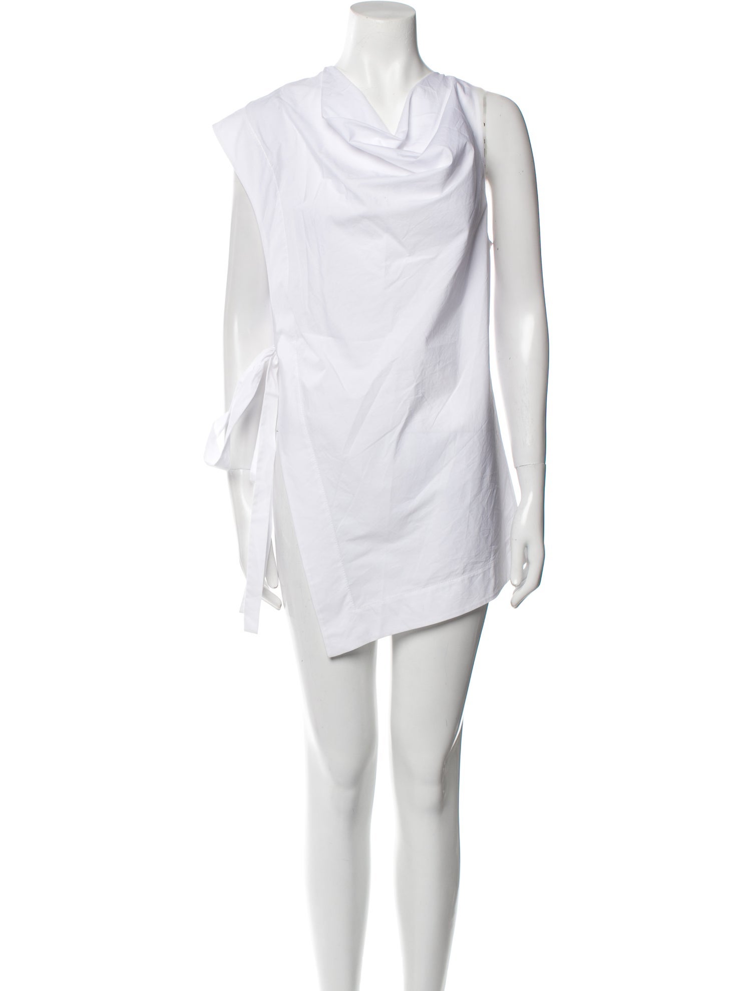 Staud Cowl Neck Mini Dress