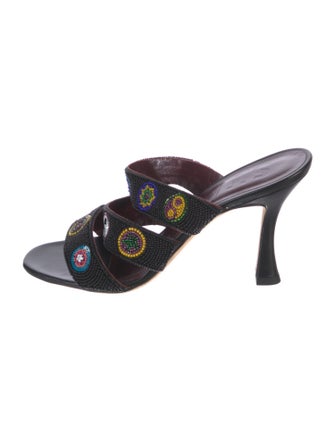 Staud Leather Slides