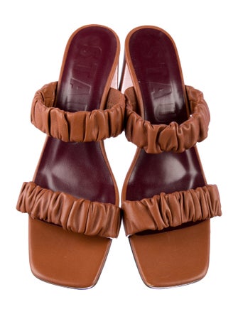 Staud Leather Slides