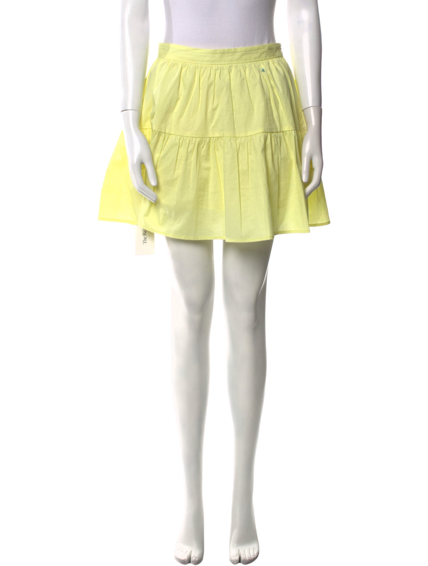 Staud Ruffle Embellishment Mini Skirt