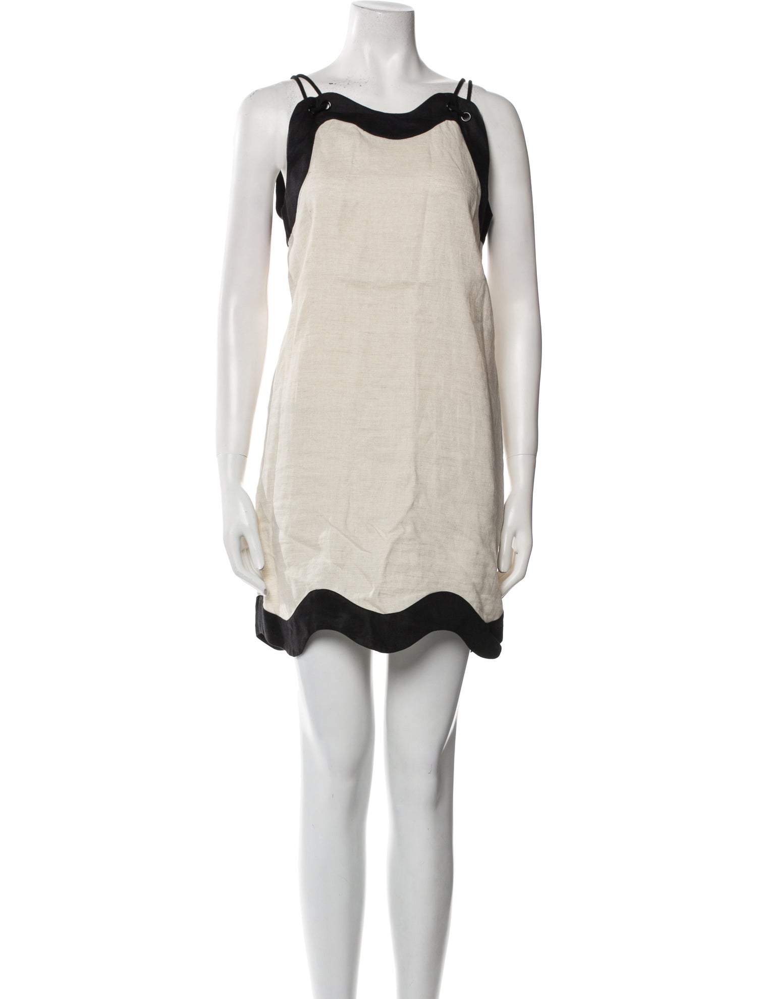 Staud Linen Mini Dress