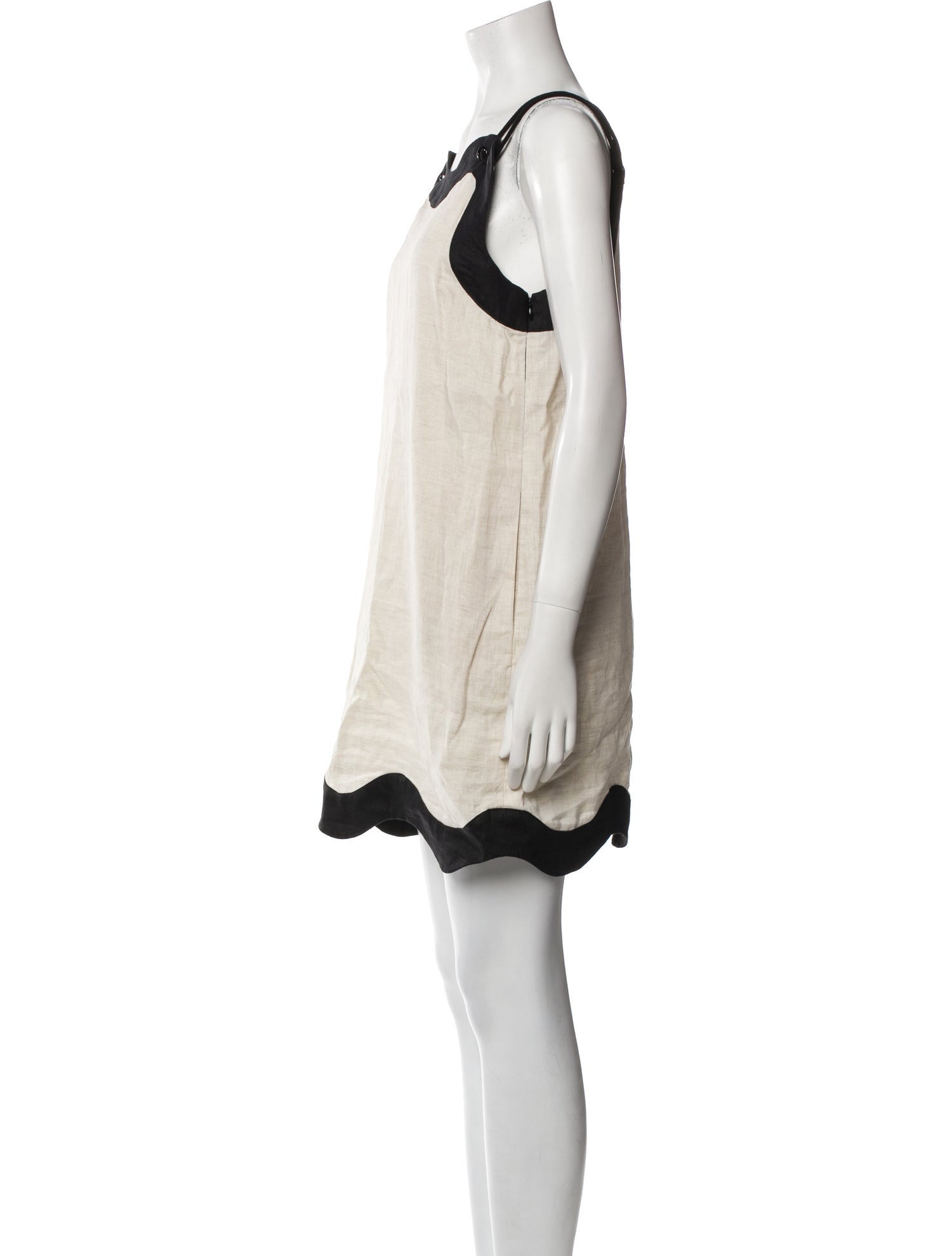 Staud Linen Mini Dress