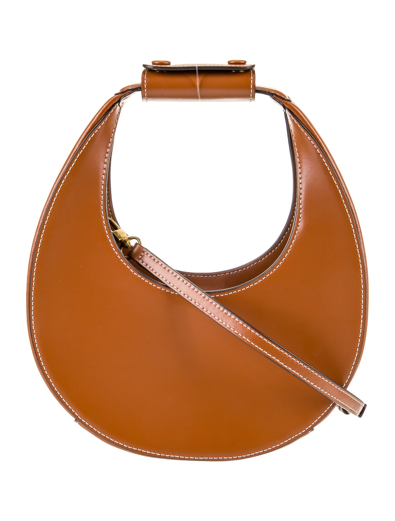 Staud Leather Top Handle Bag