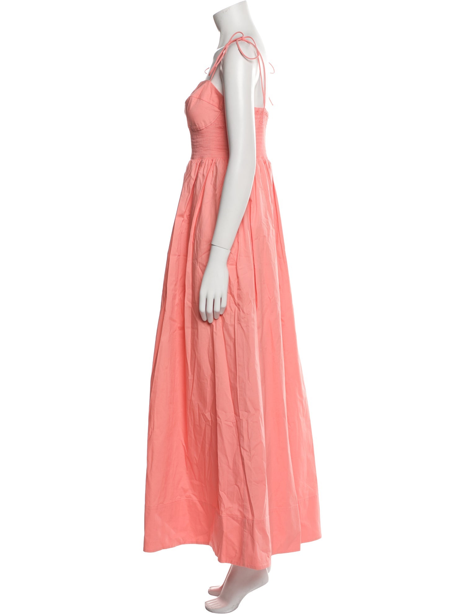 Staud Square Neckline Long Dress
