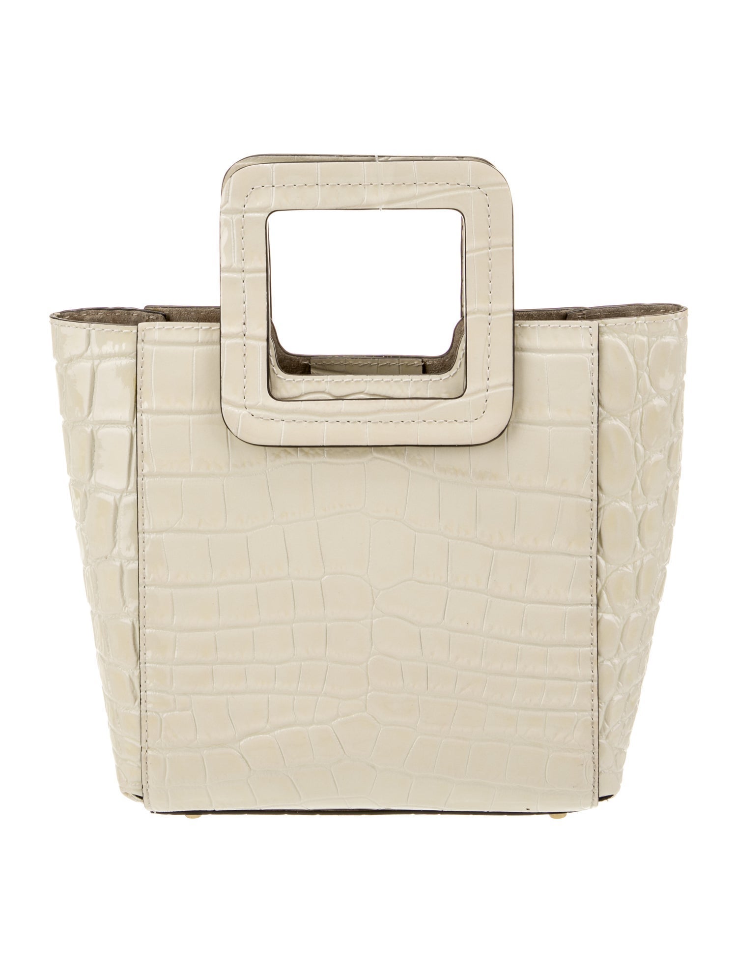Staud Patent Leather Top Handle Bag