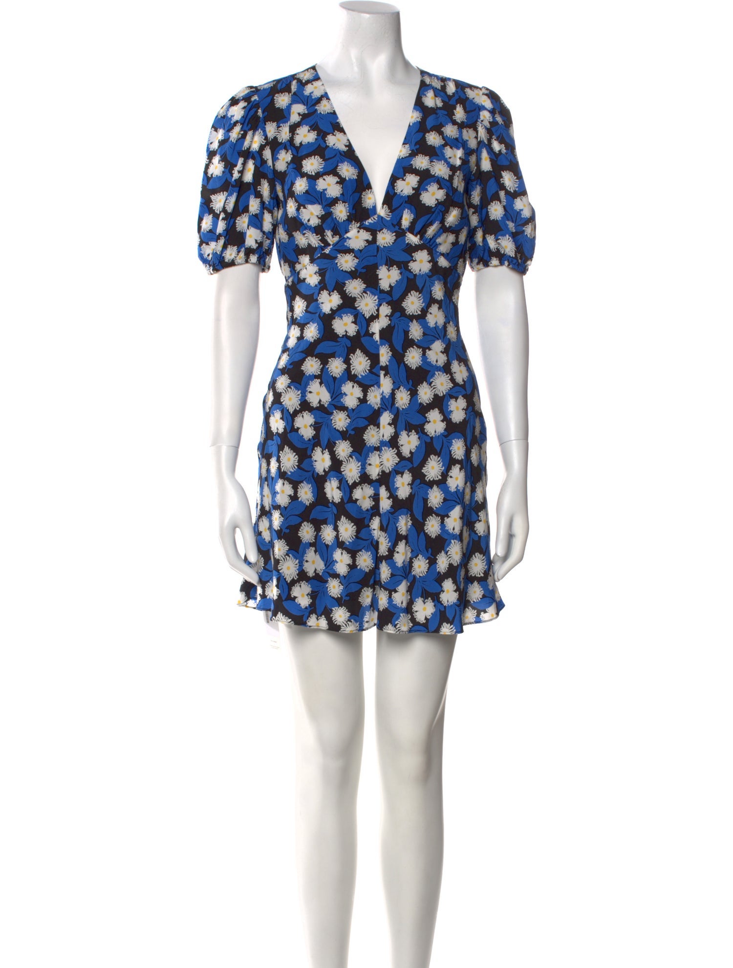 Staud Floral Print Mini Dress