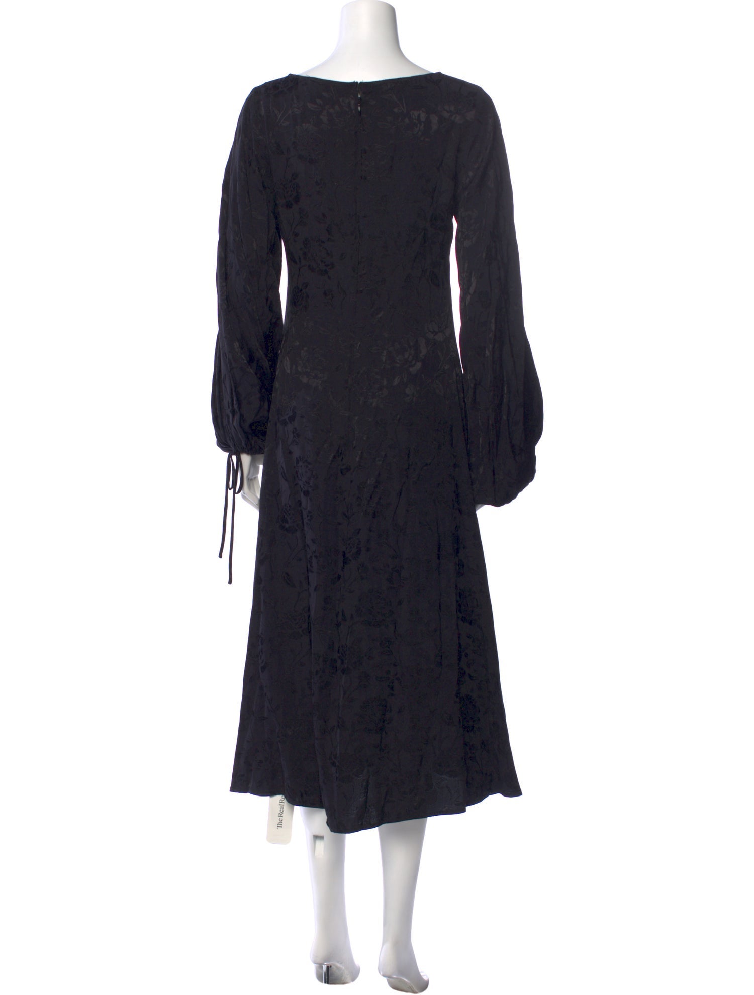 Staud V-Neck Long Dress