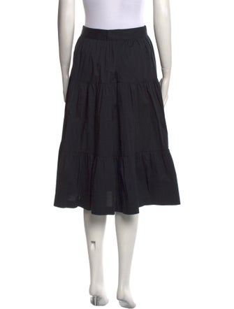 Staud Ruffle Embellishment Midi Length Skirt