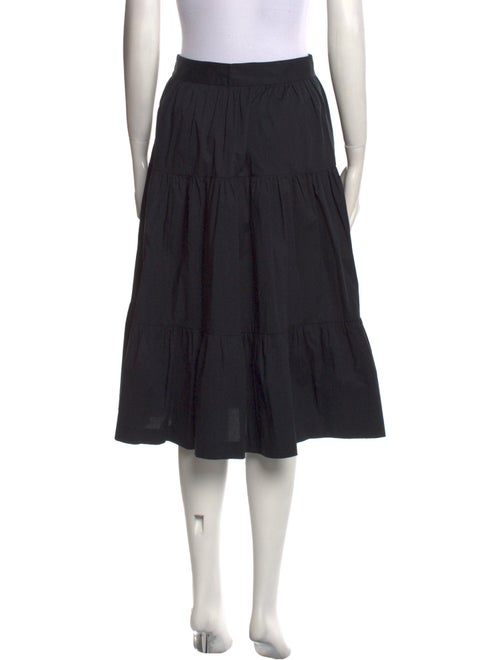 Staud Ruffle Embellishment Midi Length Skirt