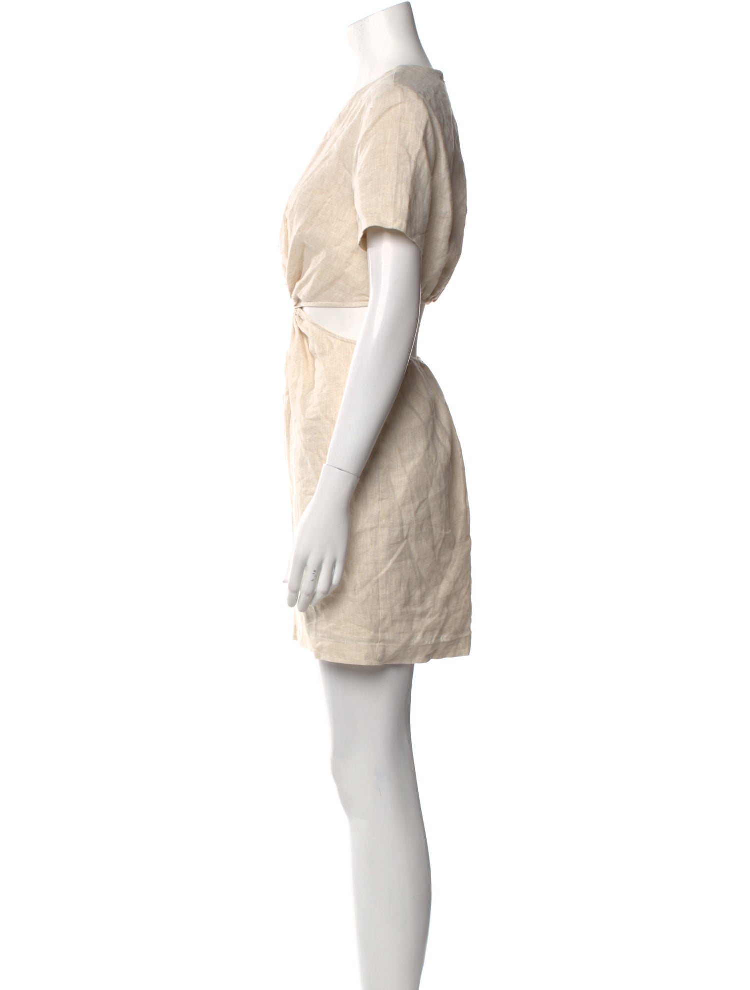 Staud Linen Knee-Length Dress