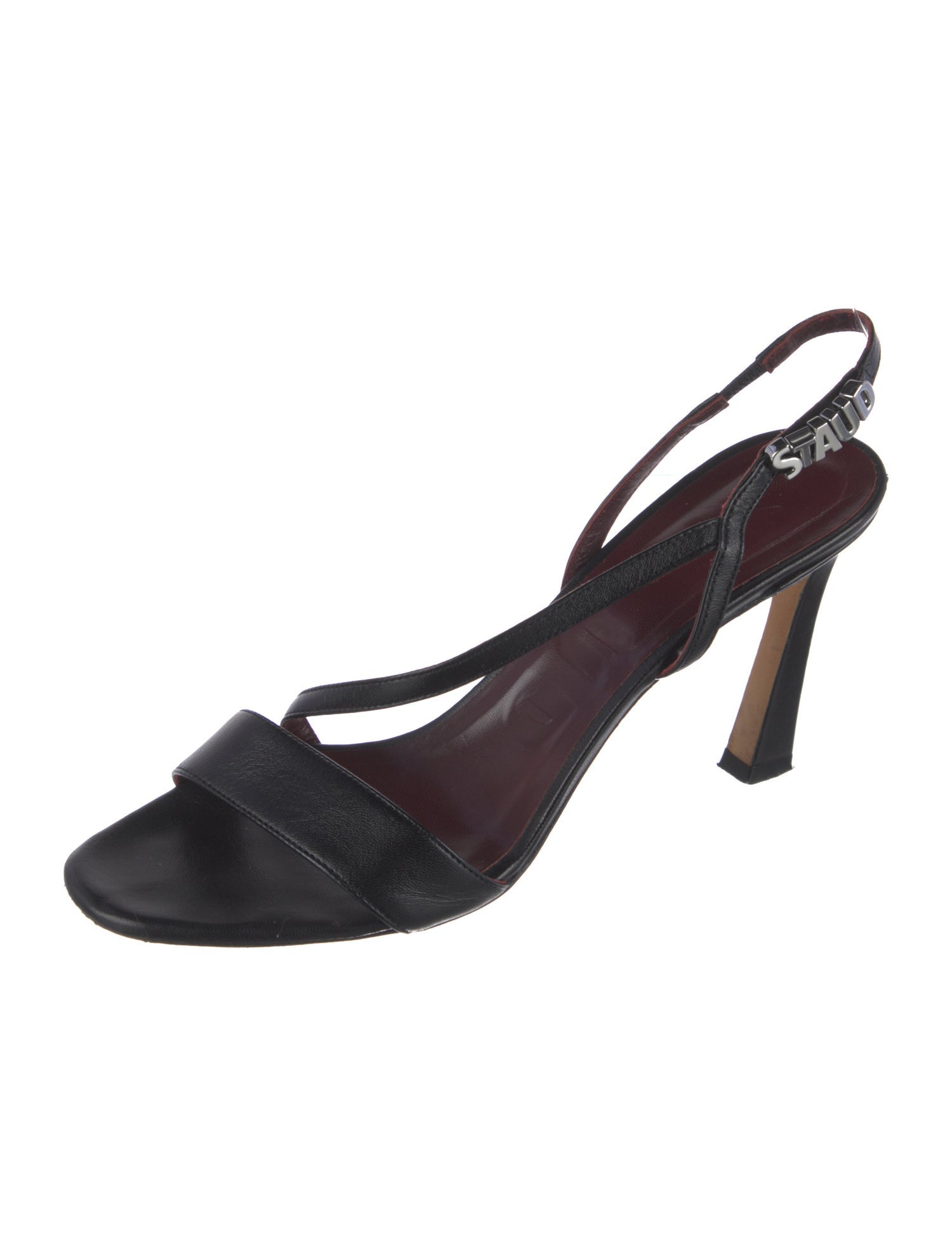 Staud Leather Slingback Sandals