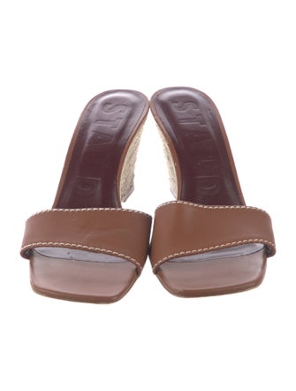 Staud Leather Slides