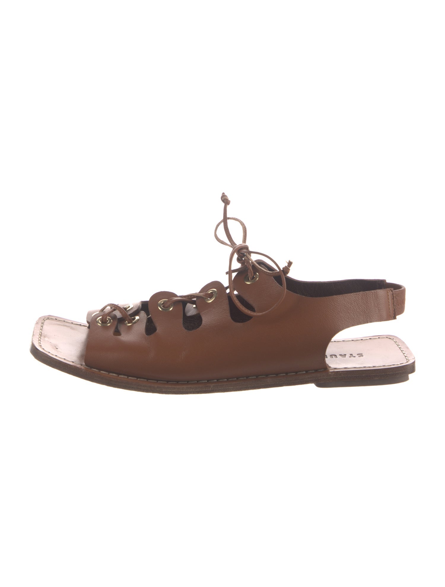 Staud Leather Gladiator Sandals