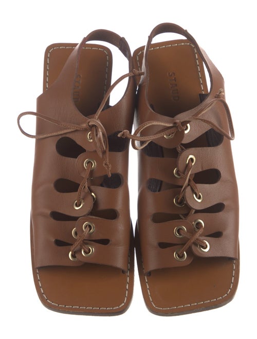 Staud Leather Gladiator Sandals