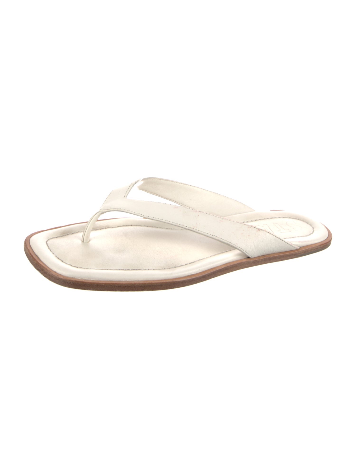 Staud Patent Leather Slides