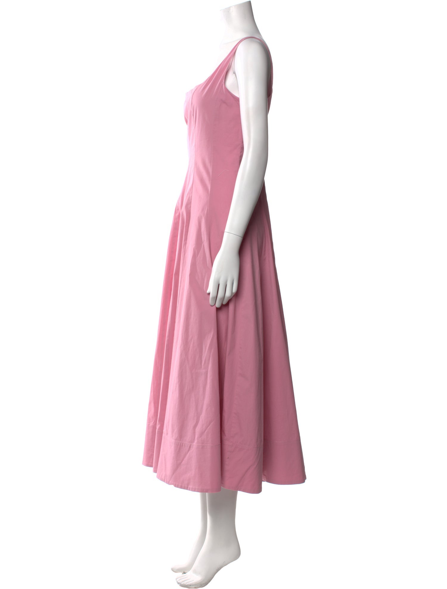 Staud Square Neckline Long Dress