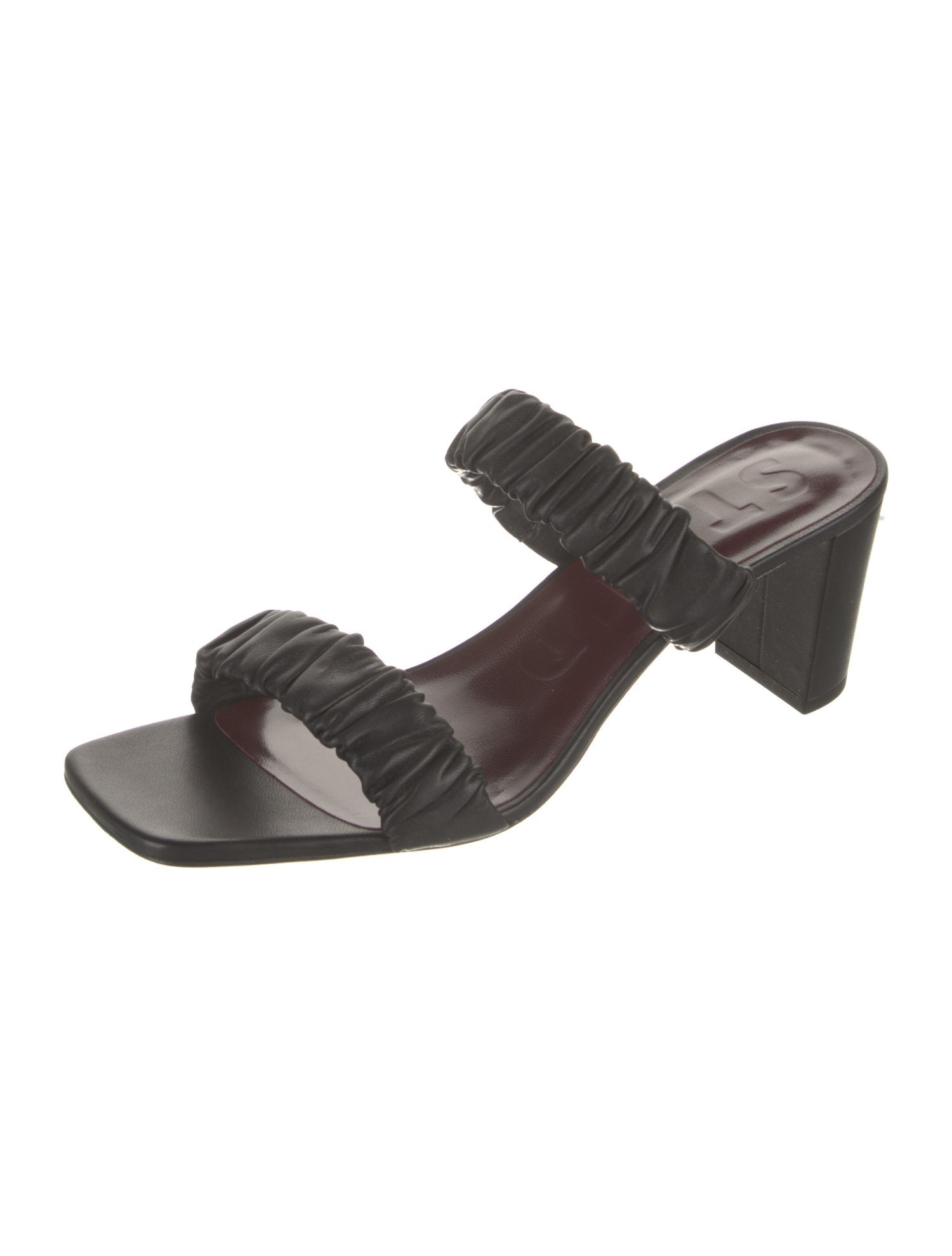Staud Leather Slides