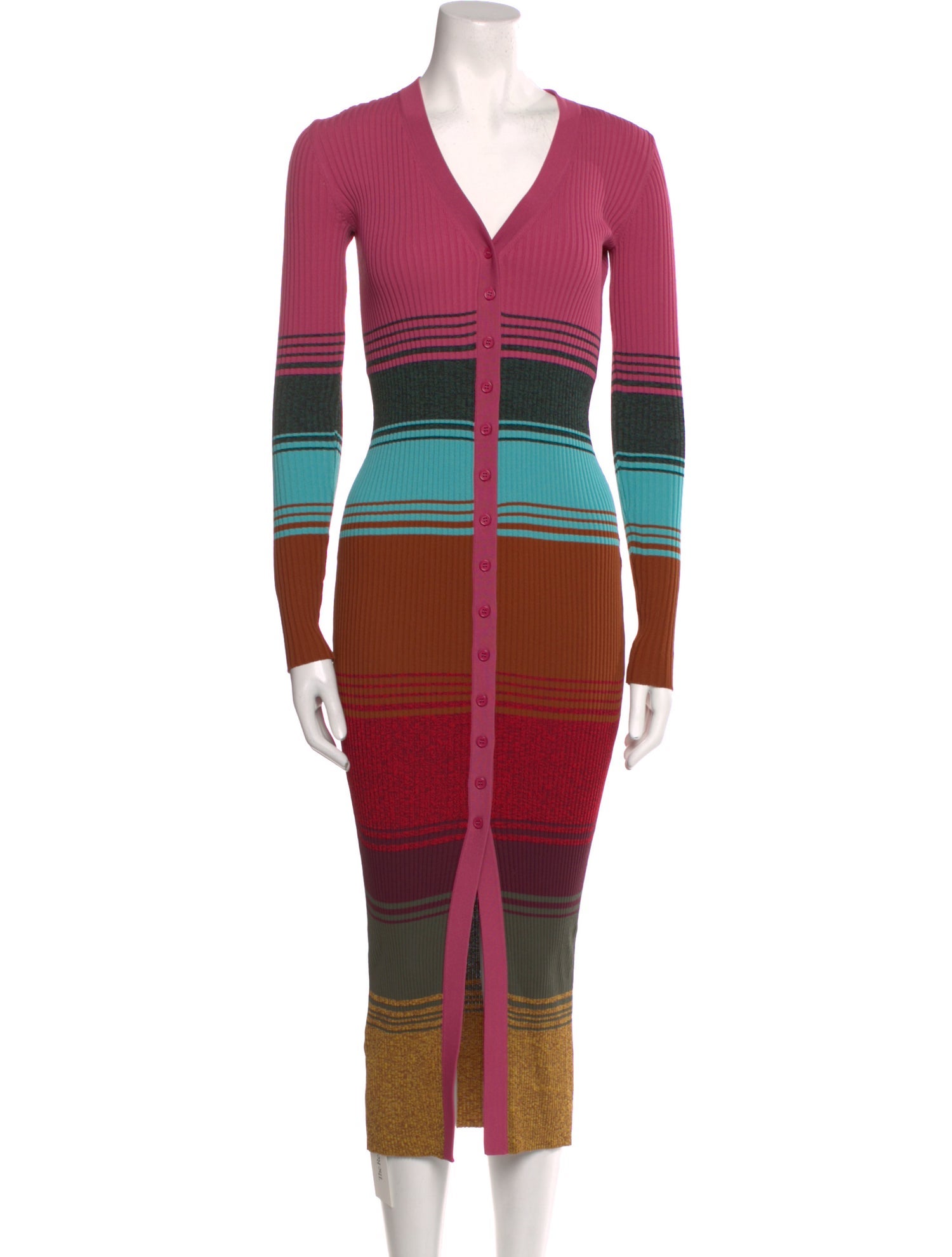 Staud Striped Long Dress w/ Tags