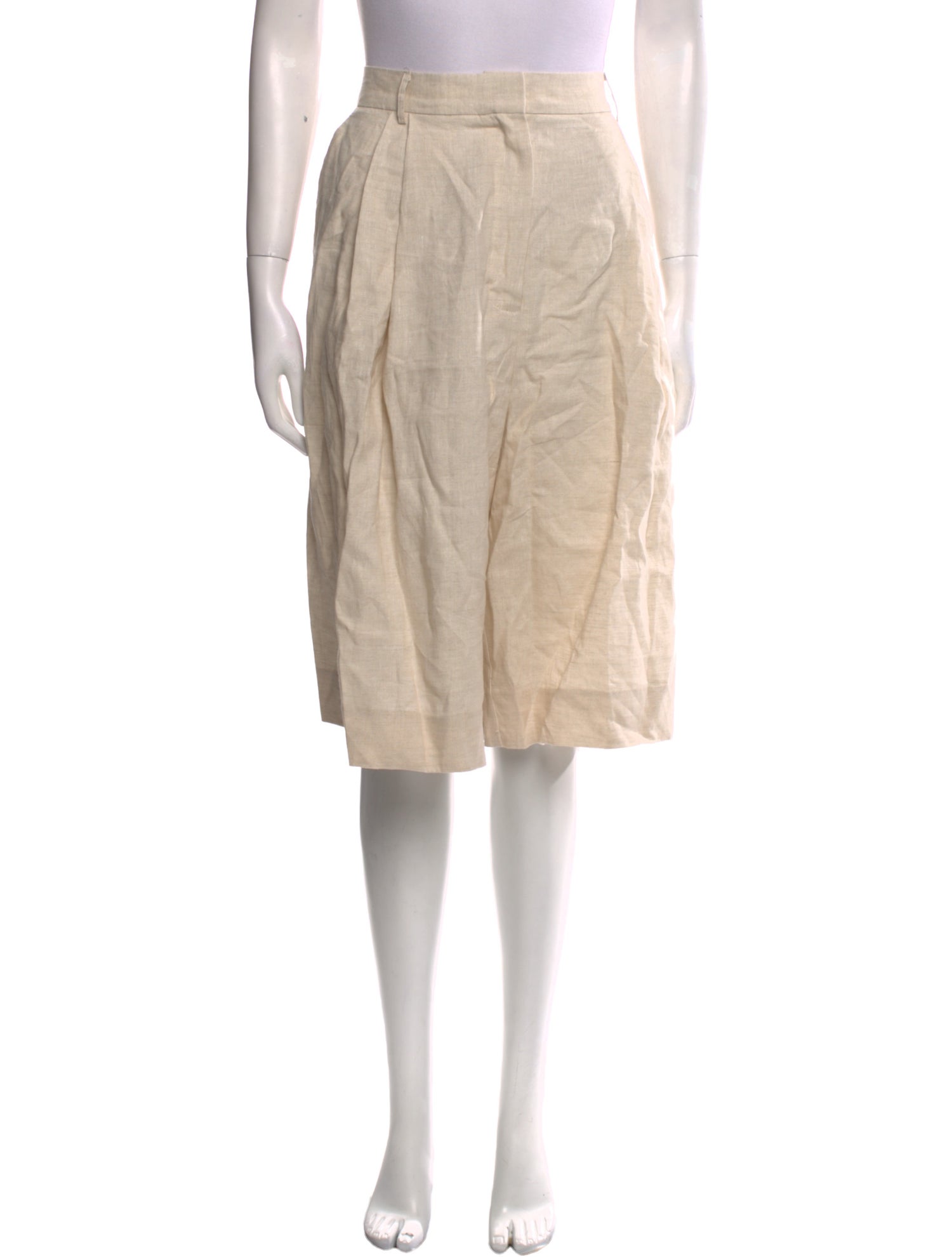Staud Linen Knee-Length Shorts w/ Tags