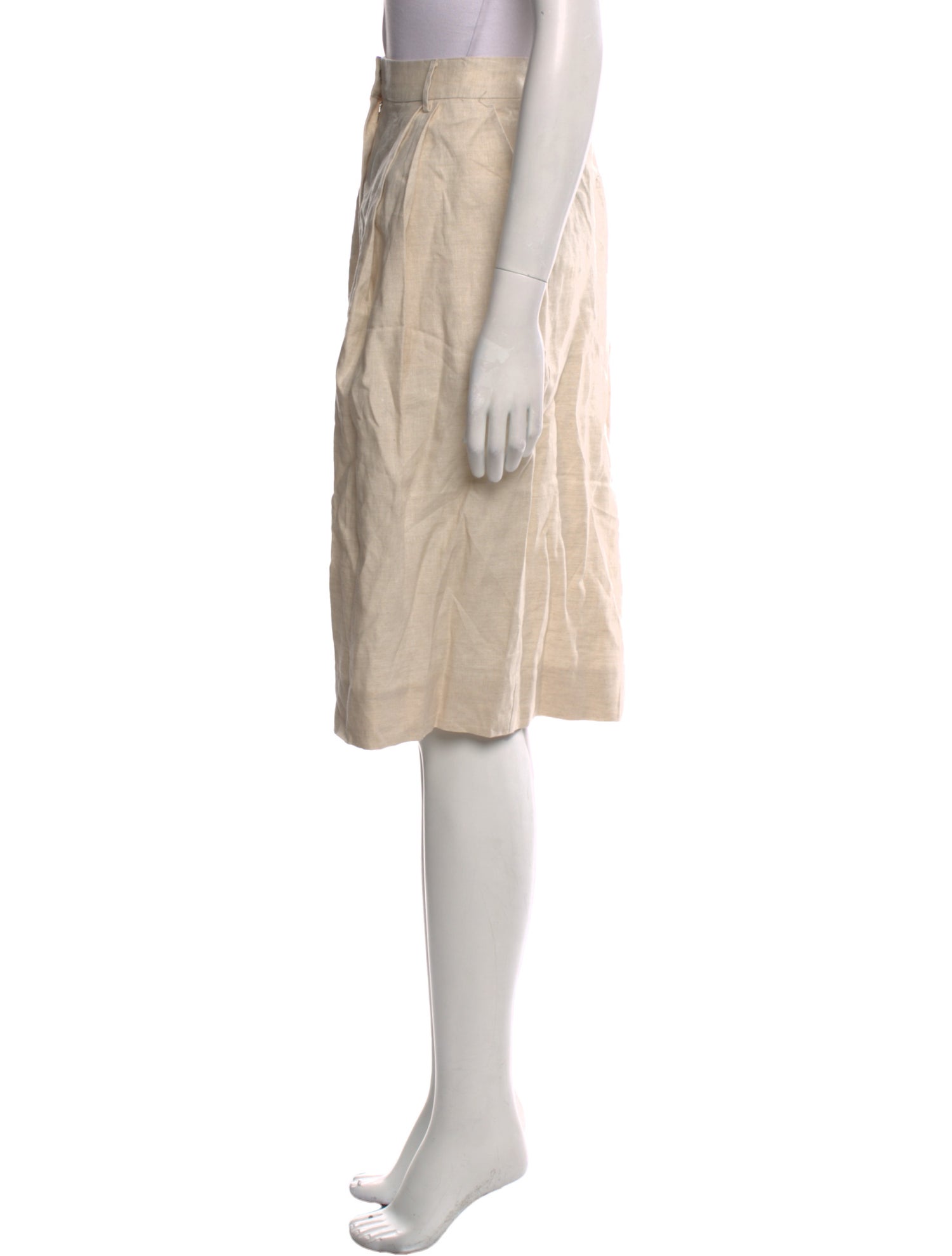 Staud Linen Knee-Length Shorts w/ Tags