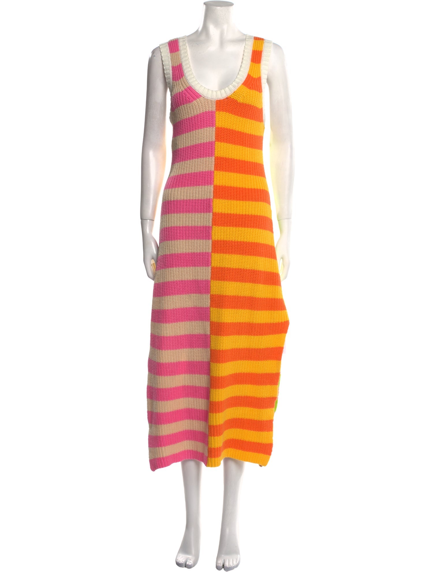 Staud Striped Long Dress w/ Tags