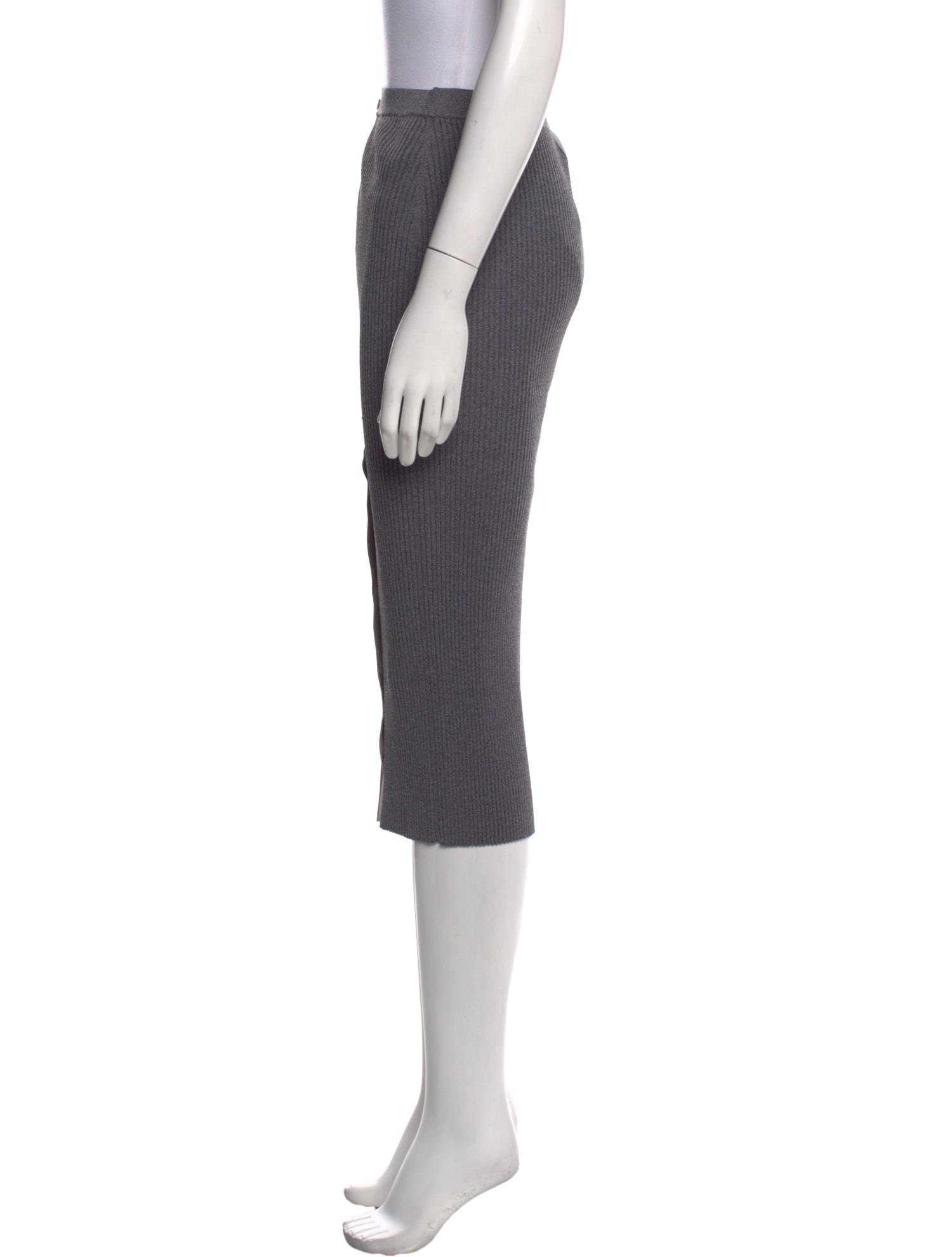 Staud Pleated Accents Knee-Length Skirt