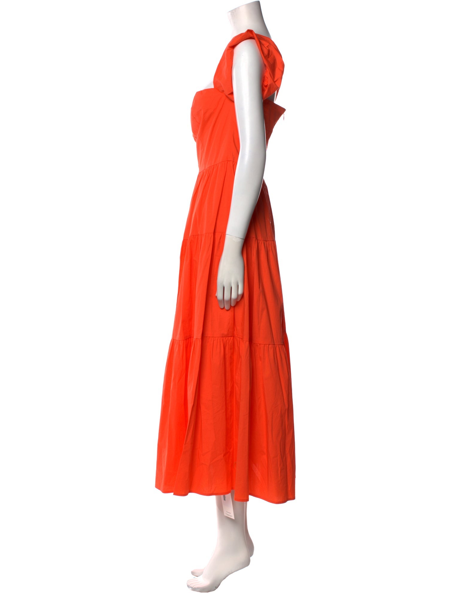 Staud Square Neckline Long Dress