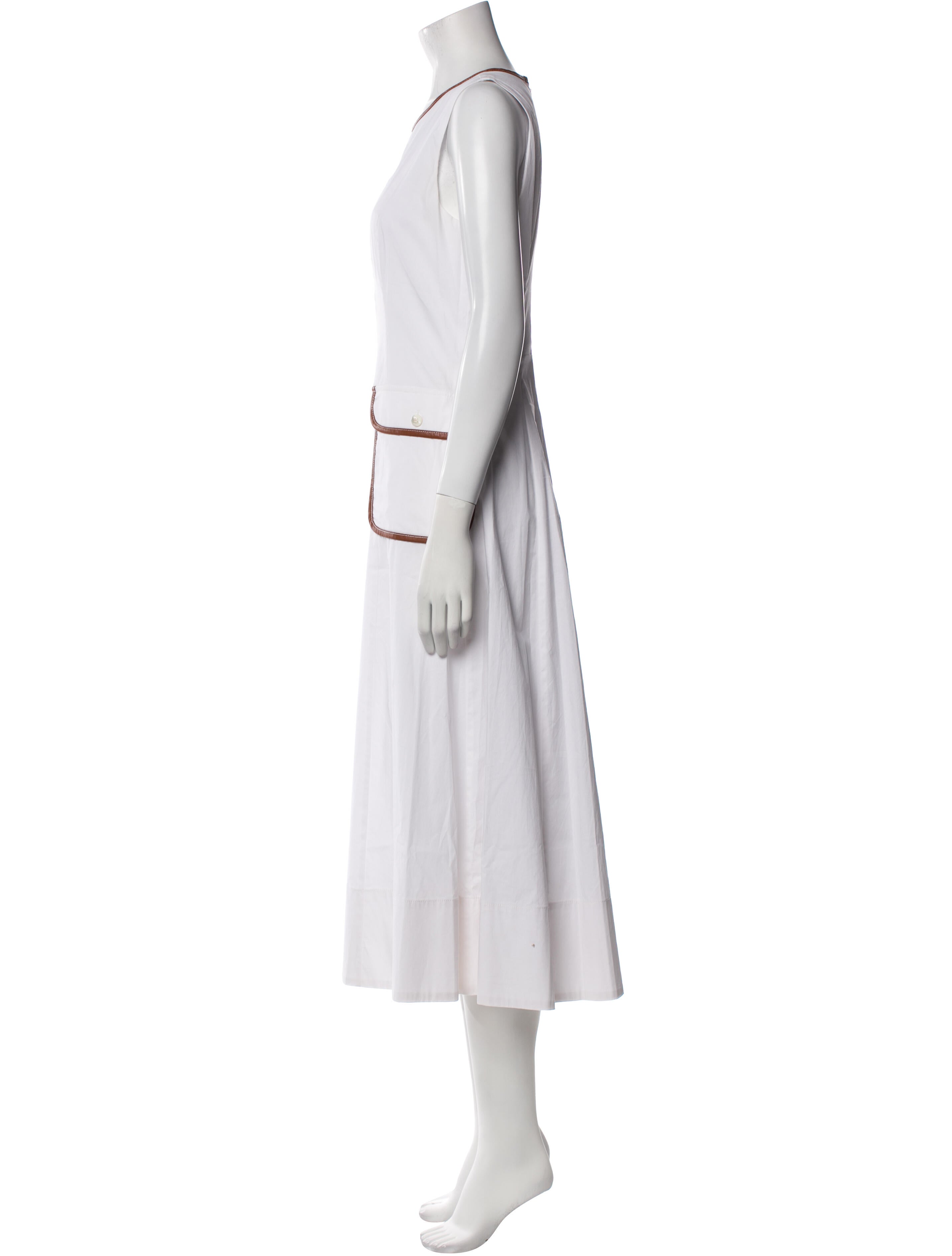 Staud Crew Neck Long Dress