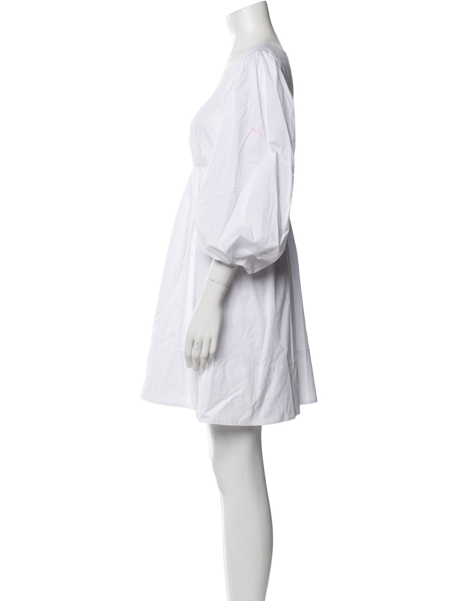 Staud Square Neckline Mini Dress