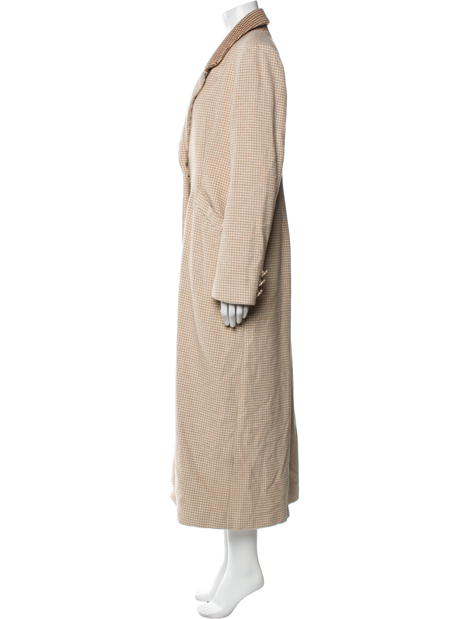 Staud Plaid Print Coat