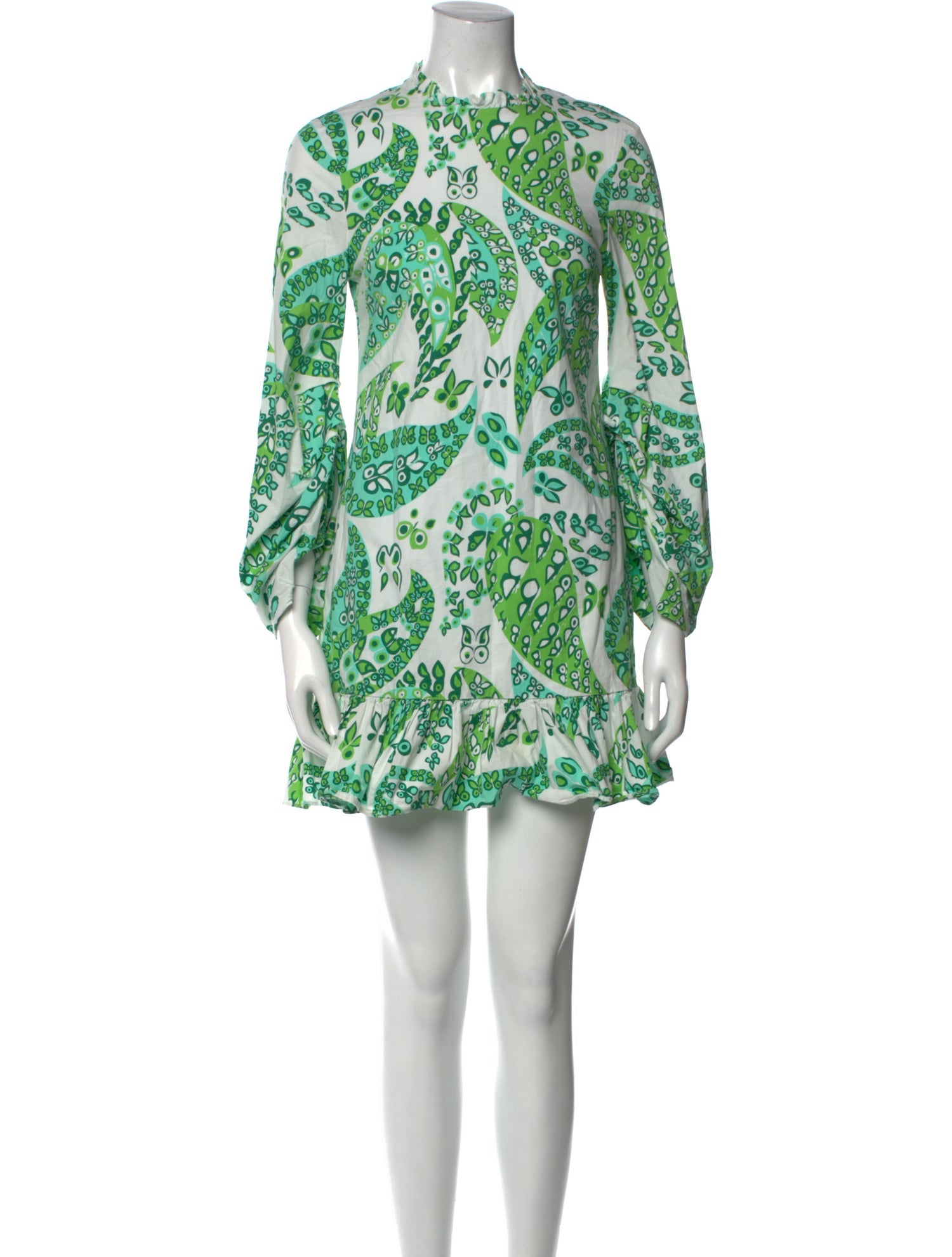 Staud Printed Mini Dress