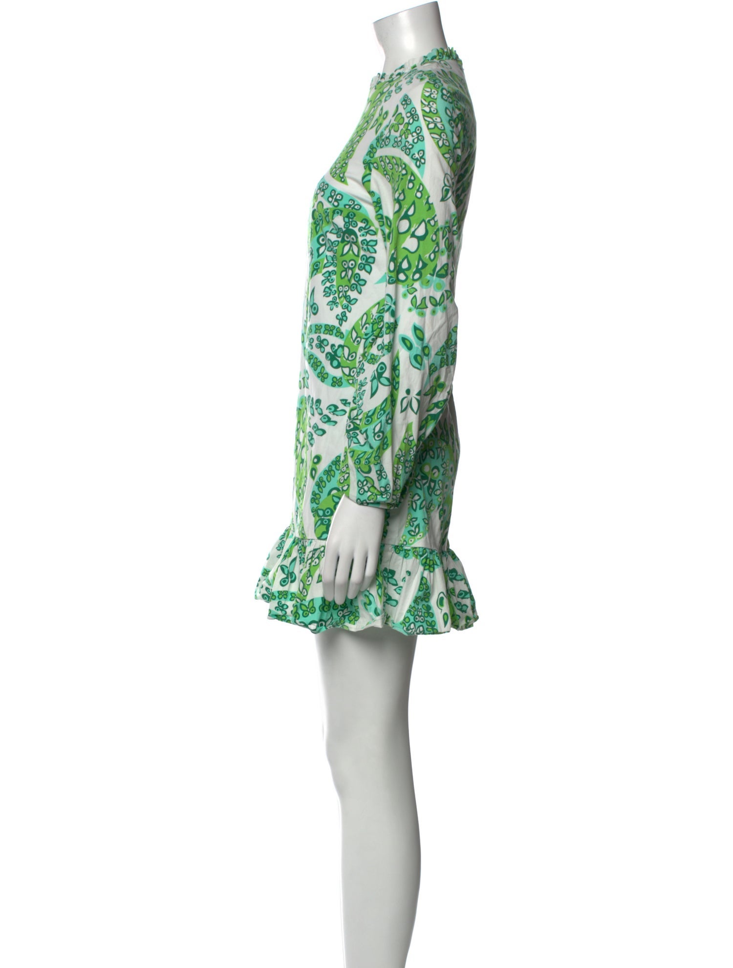 Staud Printed Mini Dress