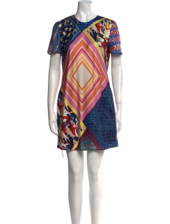 Staud Printed Mini Dress