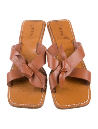 Staud Leather Slides