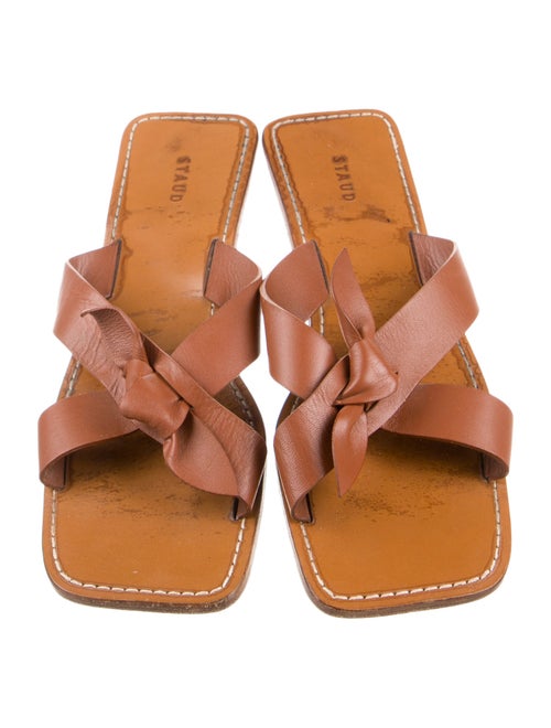Staud Leather Slides