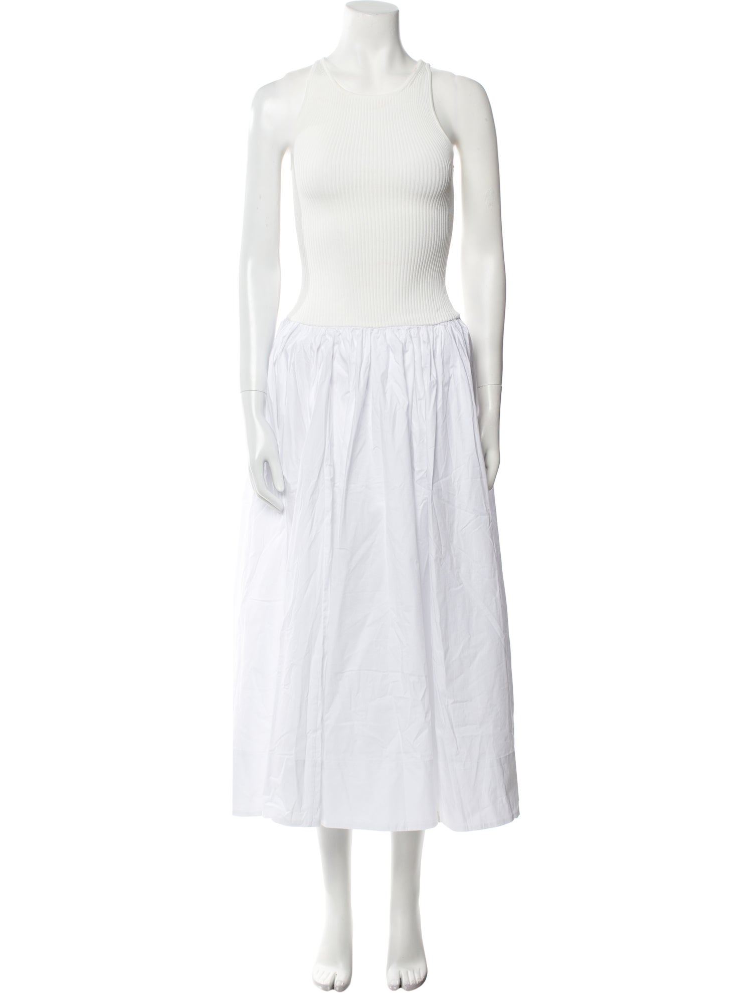 Staud Crew Neck Long Dress