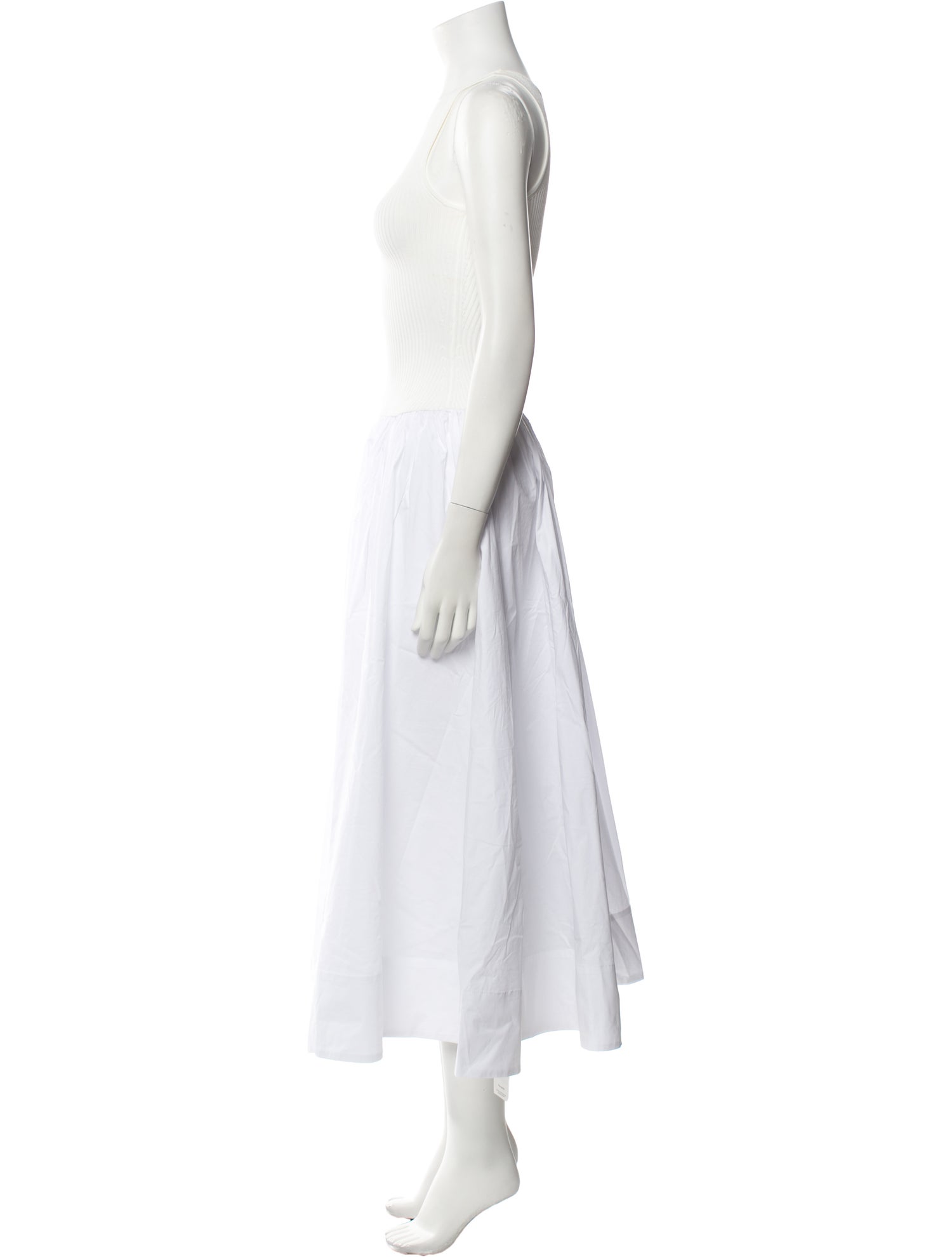 Staud Crew Neck Long Dress