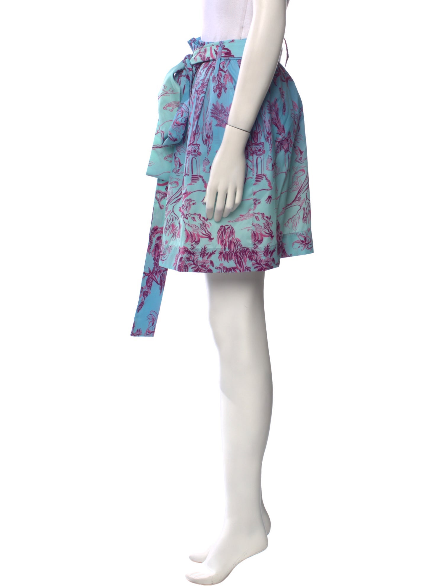 Staud Nylon Knee-Length Shorts w/ Tags